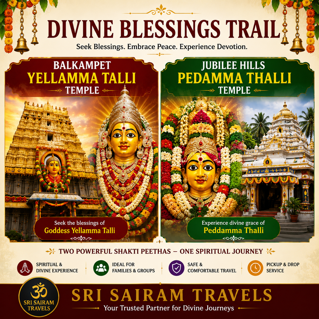 Blessings Trail – Yellamma, Peddamma, Jagannath & Mini Tirupati - Image 3