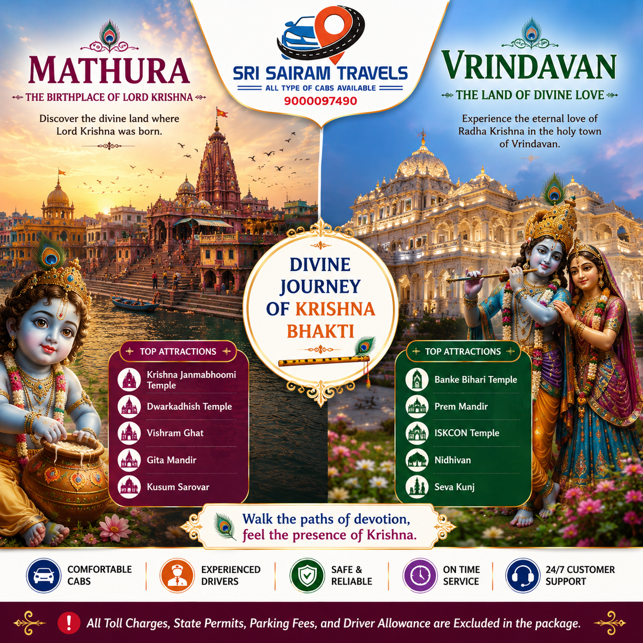 Hyderabad To Prayagraj, Varanasi, Ayodhya, Agra, Mathura & Vrindavan 7Days Package - Image 4
