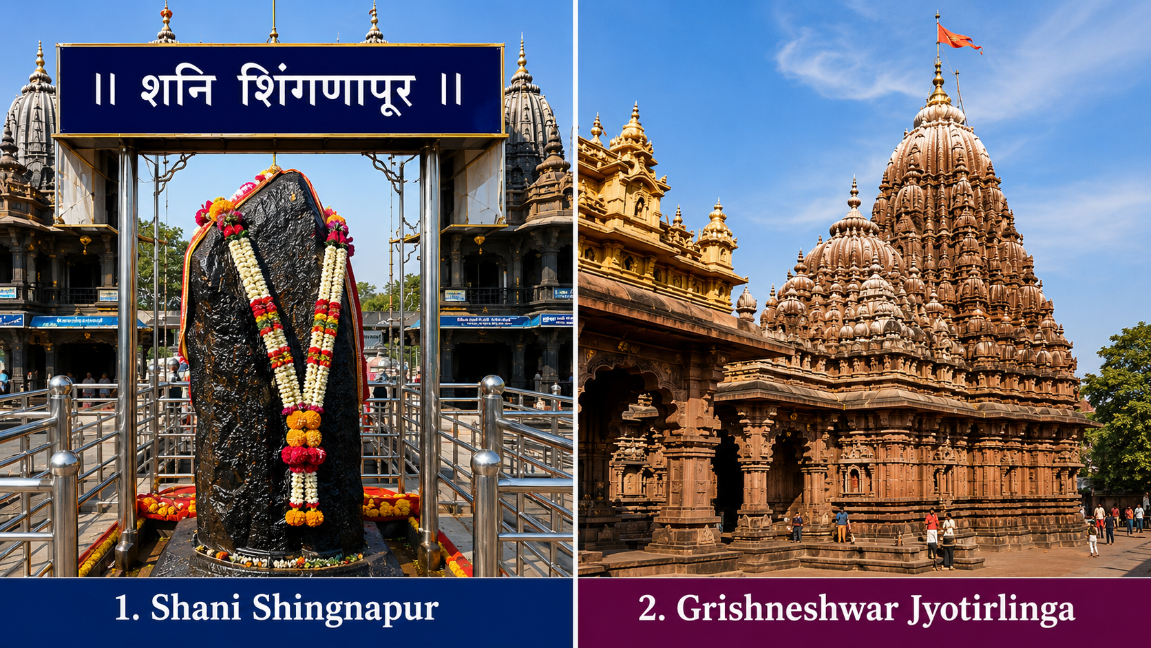 Hyderabad to Maharashtra Shani Shingnapur, Grishneshwar, Shirdi, Trimbakeshwar, Kolhapur Mahalakshmi, Pandharpur & Tuljapur (6 Days Package) - Image 2