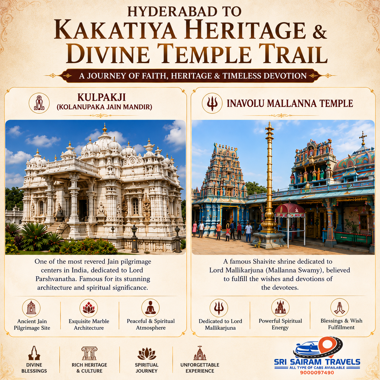 Hyderabad to Kakatiya Kingdom Temples & Pilgrimage Tour - Image 2