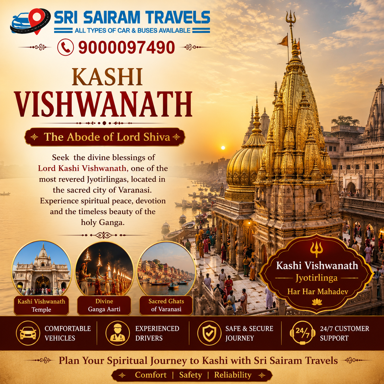 Sri Sairam travels