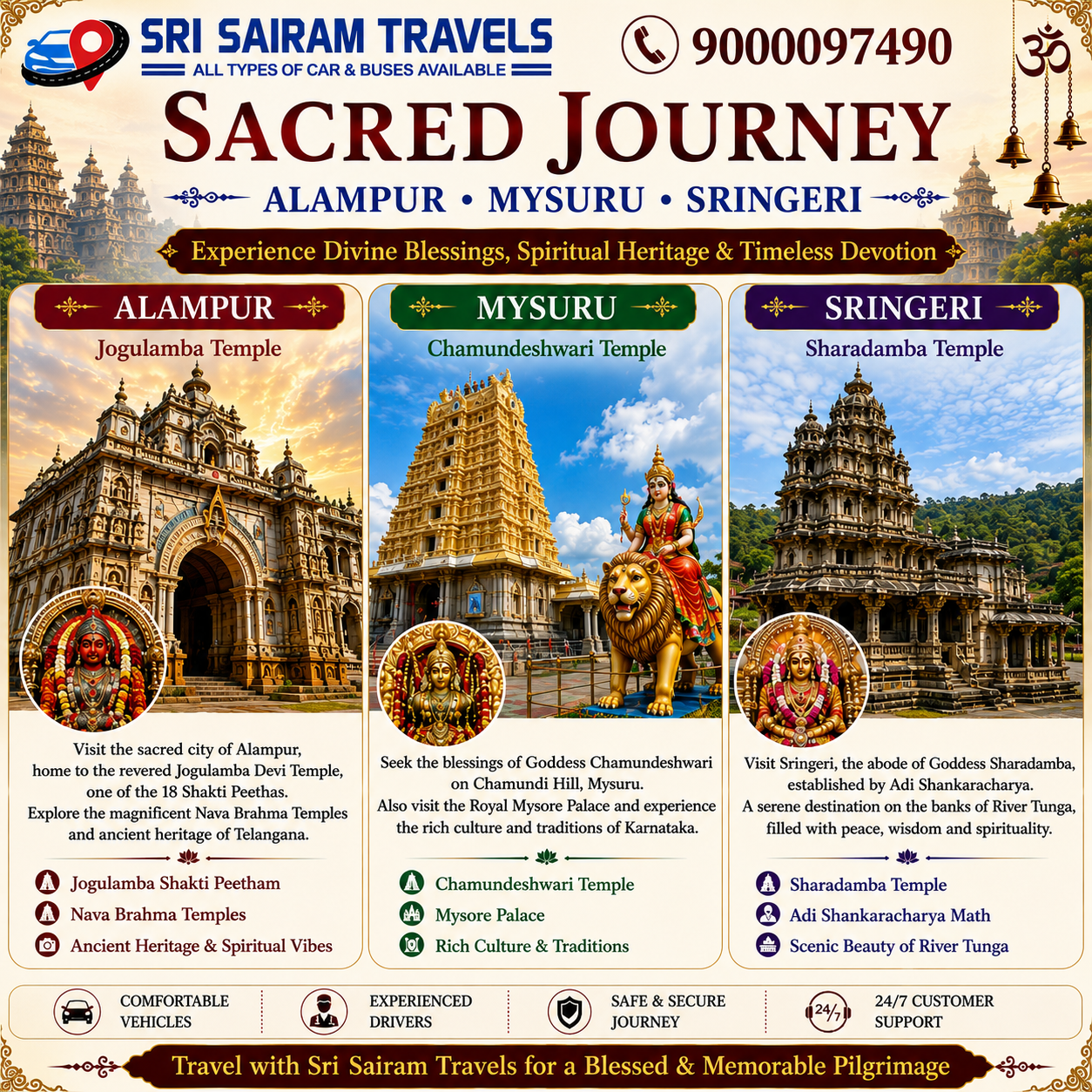 ποΈ 17 Sacred Shakti Peethas Pilgrimage Tour from Hyderabad (24-26 Days Package) ποΈ - Image 6